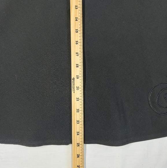 Lana Lee Vintage Classic Black Suit Skirt Blazer With Embroidery, Beads, 14 - Picture 14 of 16